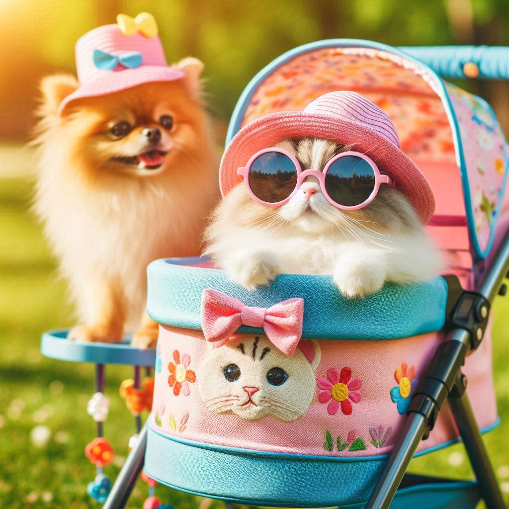 반려동물 유모차