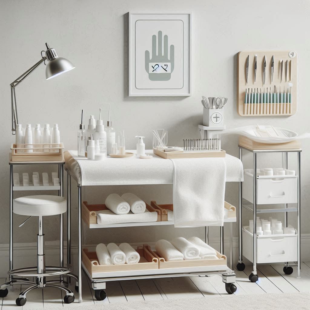 피부,체형관리 샵 배경