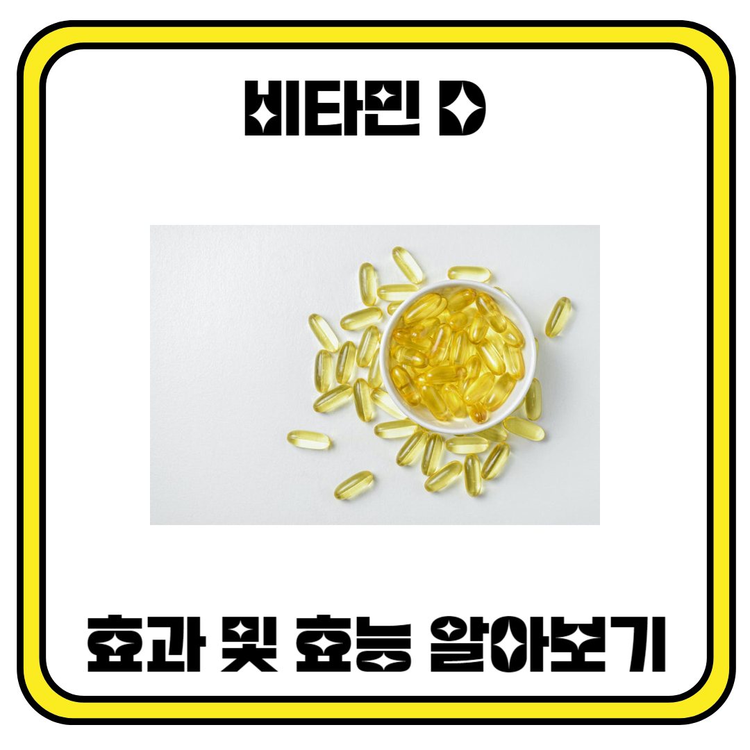 비타민 D 효과 및 효능 알아보기
