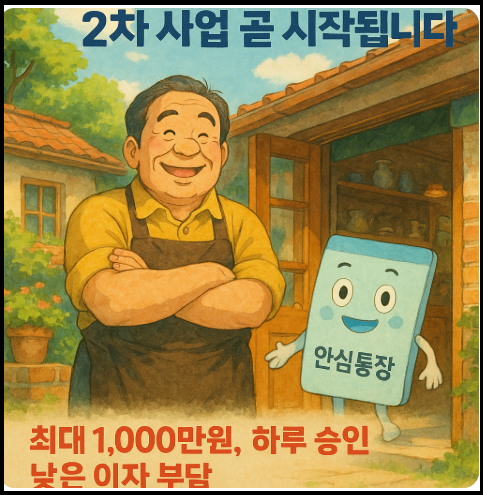 서울시 "자영업자 안심통장" 홍보 포스터