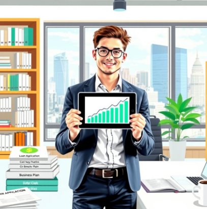 청년창업 자금대출 그림