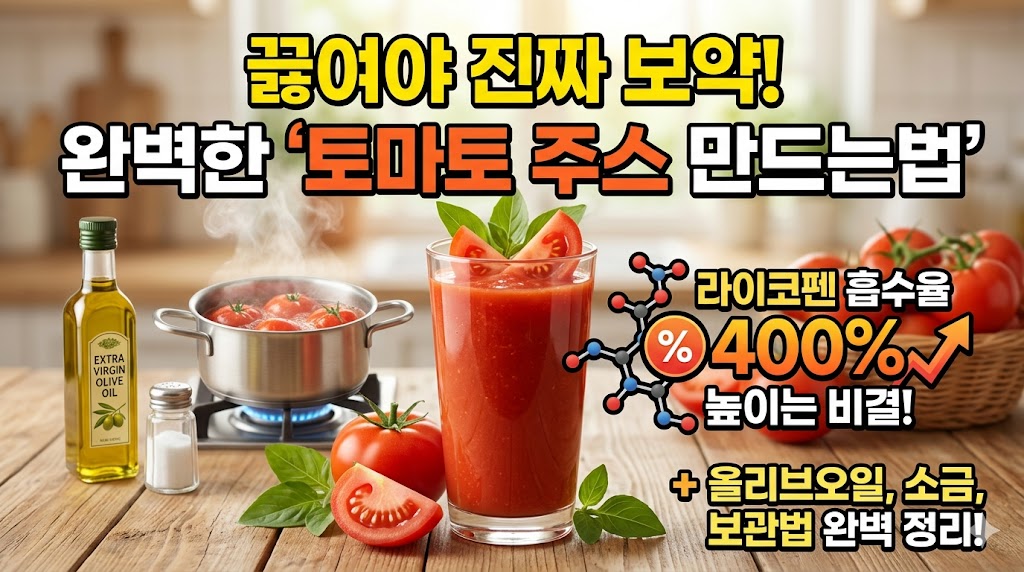 토마토 주스 만드는법