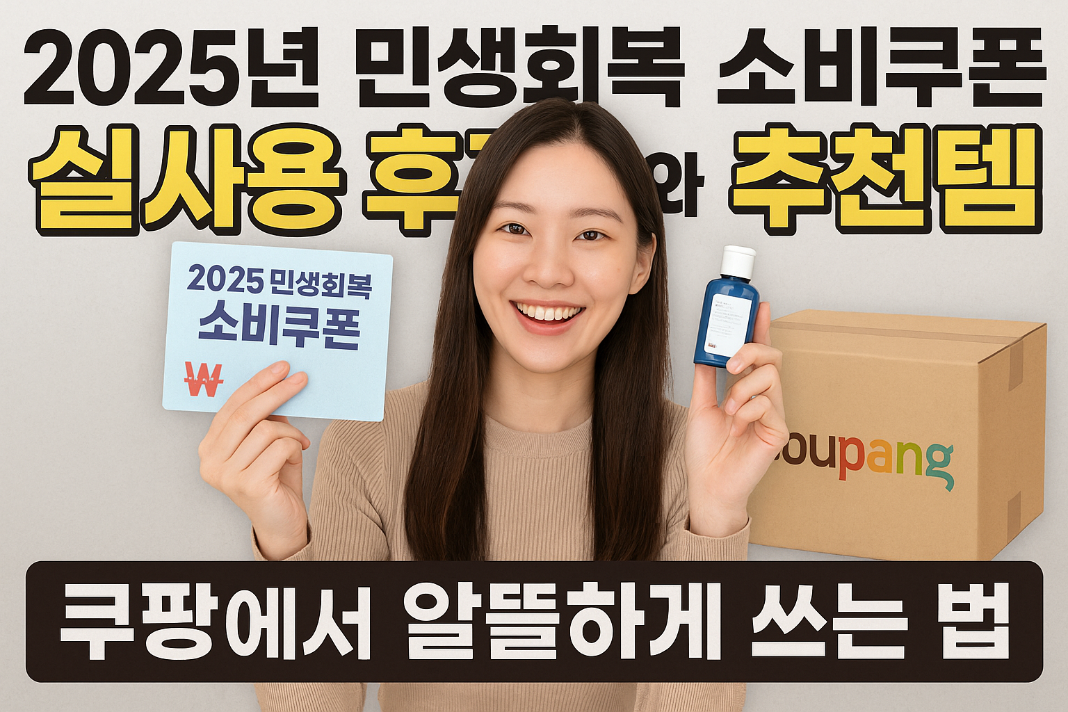 2025년 민생회복 소비쿠폰 실사용 후기와 추천템｜쿠팡에서 알뜰하게 쓰는 법