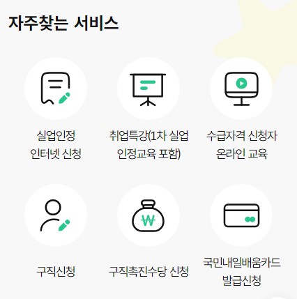 고용24 실업급여
