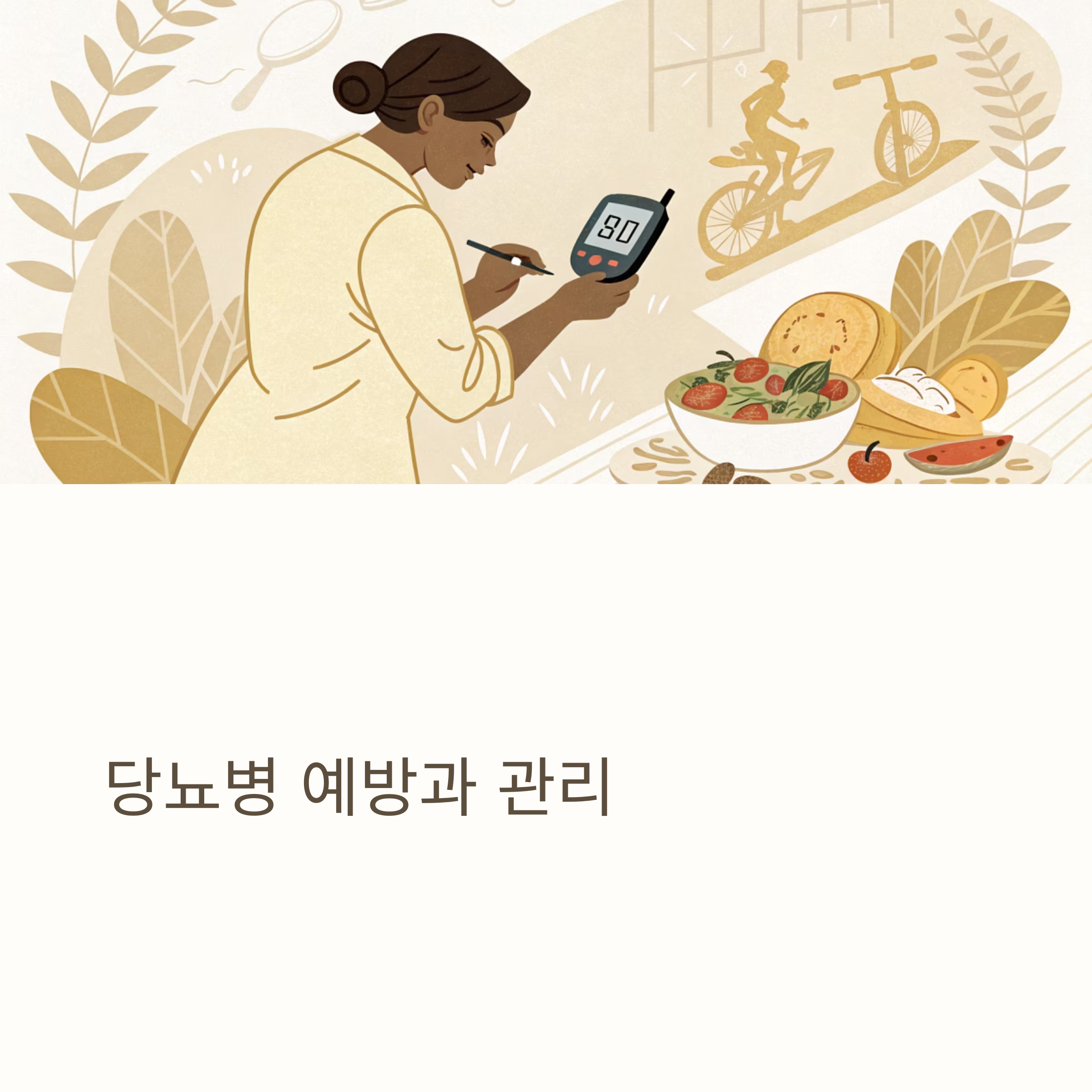 당뇨병 예방과 관리