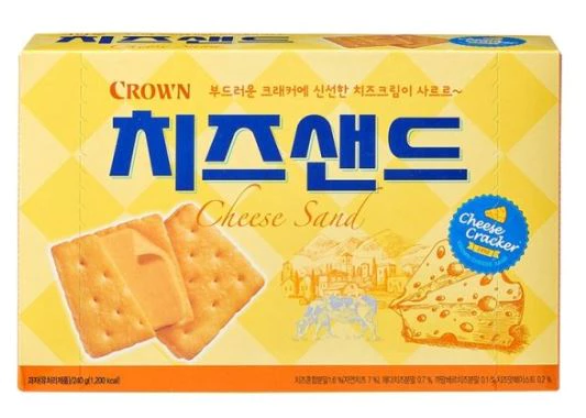칼로리 낮은 과자
치즈샌드