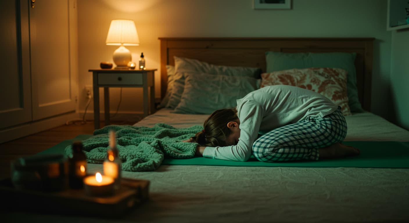 꿀잠 보장! 자기 전 10분 수면 유도 요가 자세 TOP5로 불면증 탈출 🌙