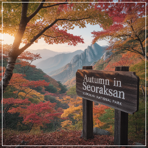 2025년 단풍 절정 시기 &ndash; 강원권 단풍 명소 가상 이미지