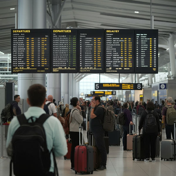 항공기 결항 확인