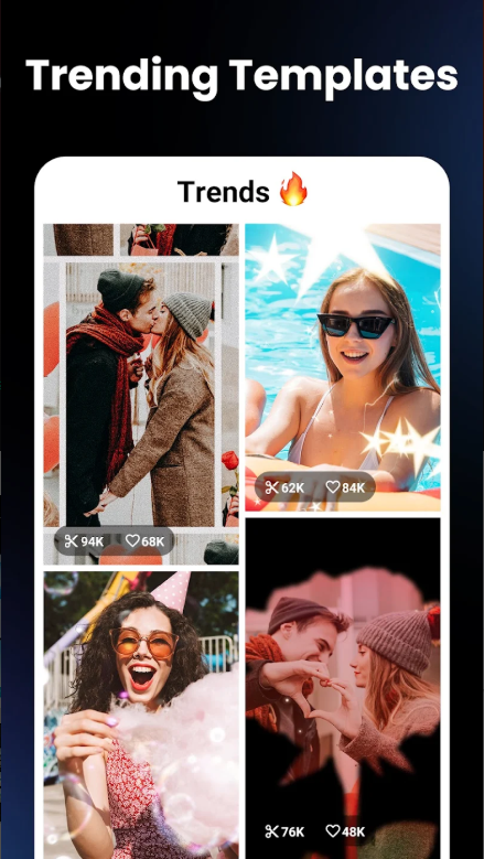 핸드폰 사진 슬라이드 쇼 만들기, 슬라이드 음악 넣기