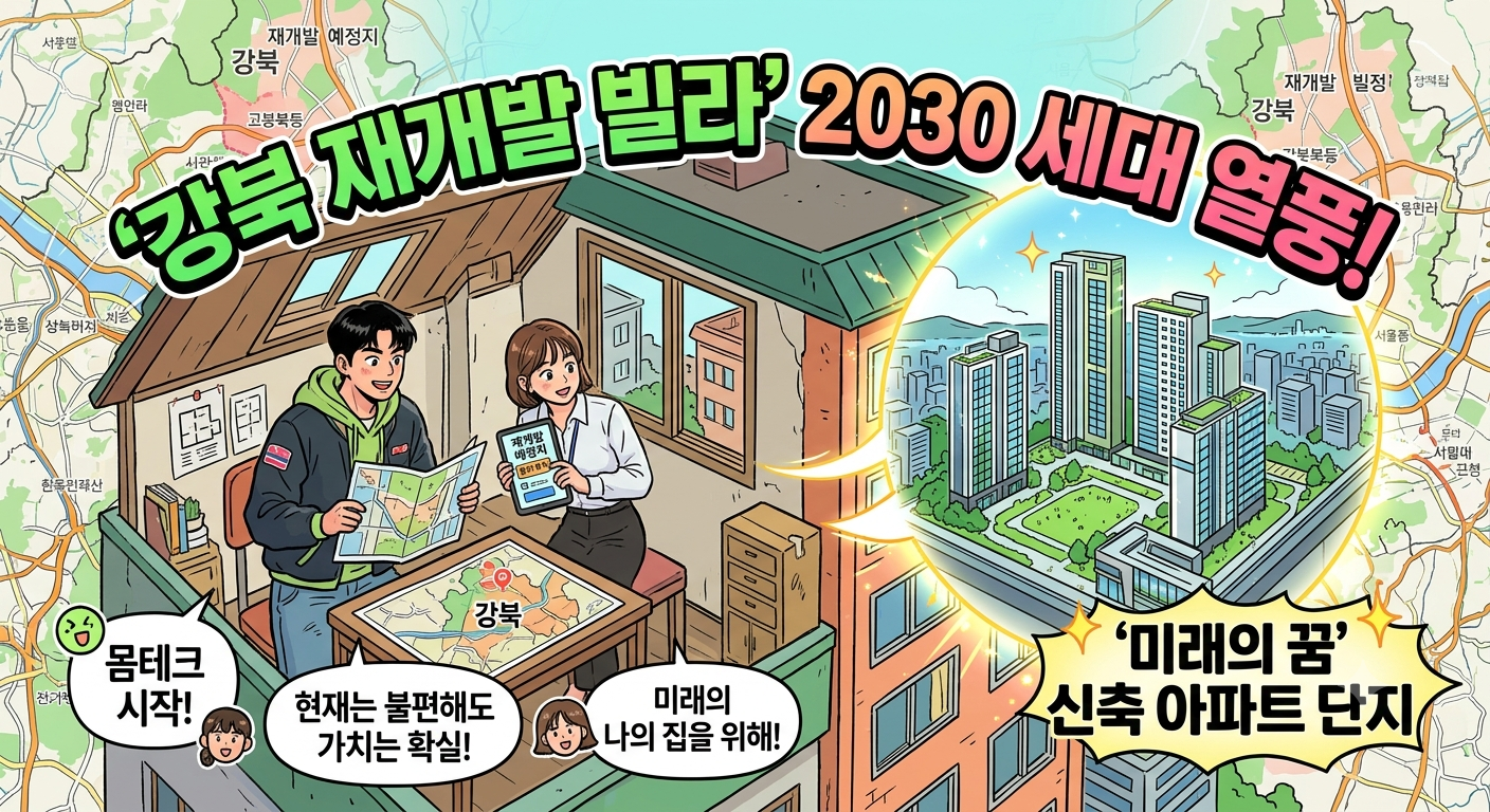 2030 세대 사이에서 부동산 시장의 가장 뜨거운 화두 ‘강북 재개발 빌라’와‘몸테크’