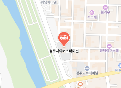 경주시외버스터미널 위치-지도
