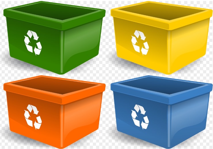 재활용-쓰레기통