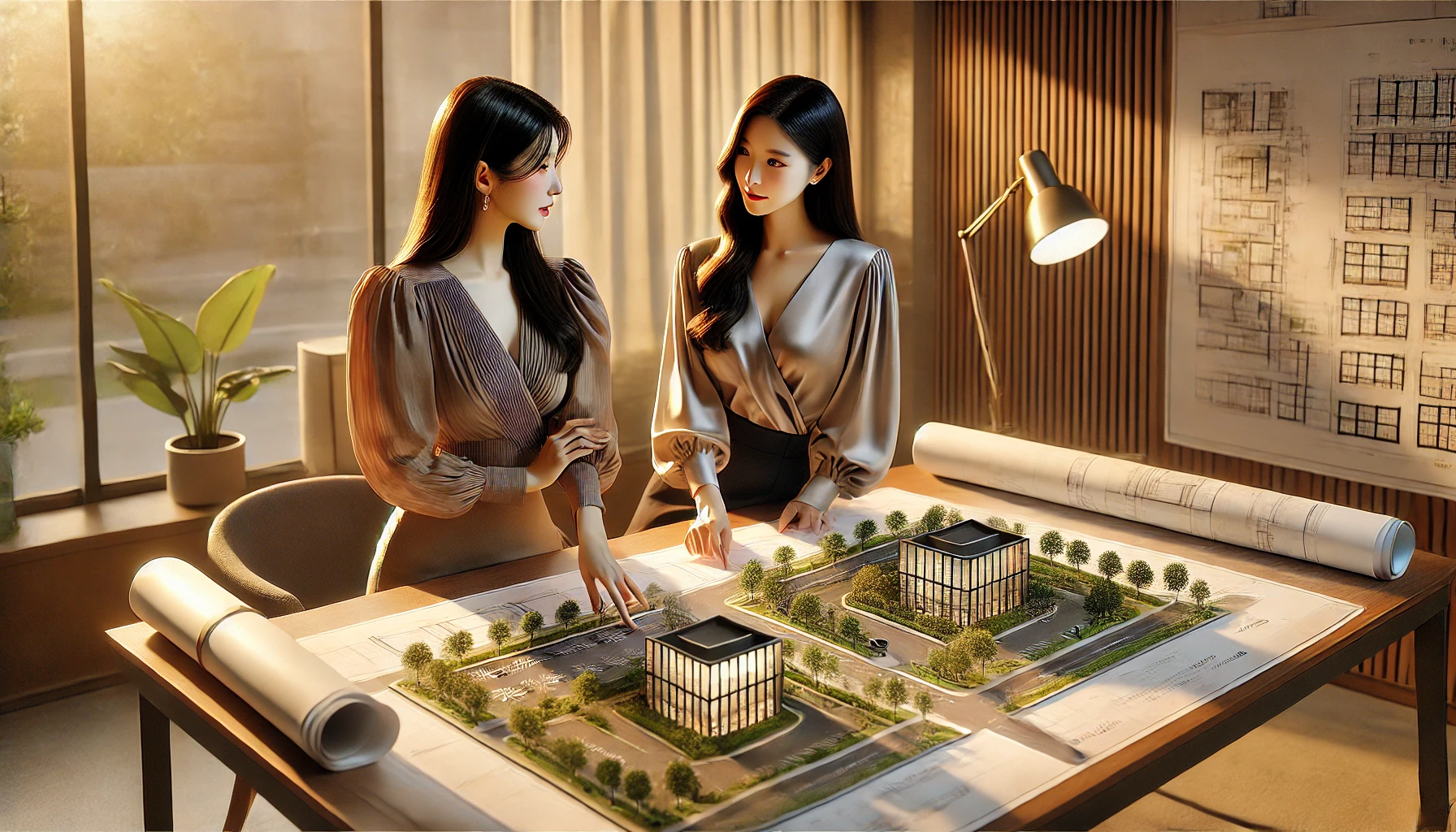 조경과 부설주차장 설치 기준 확인하는 이미지