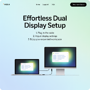 노트북 외부 모니터 연결 방법 이미지