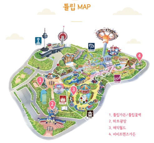 대구 도심 속 튤립 천국! 이월드 튤립 트래블 놓치지 마세요