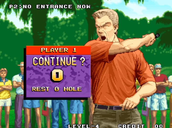 네오-터프-마스터즈-빅-토너먼트-오락실게임-종료-화면