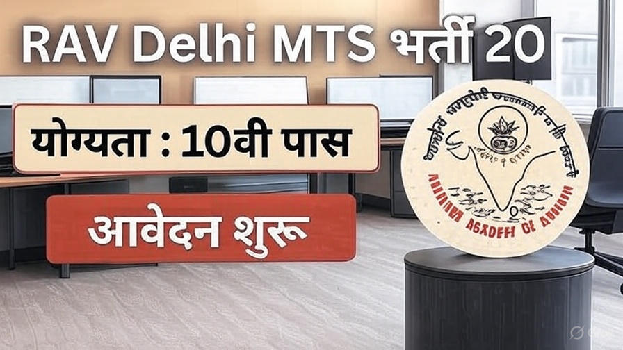 RAV Delhi Vacancy 2025: Apply Online for Multi-Tasking Staff (MTS) Posts