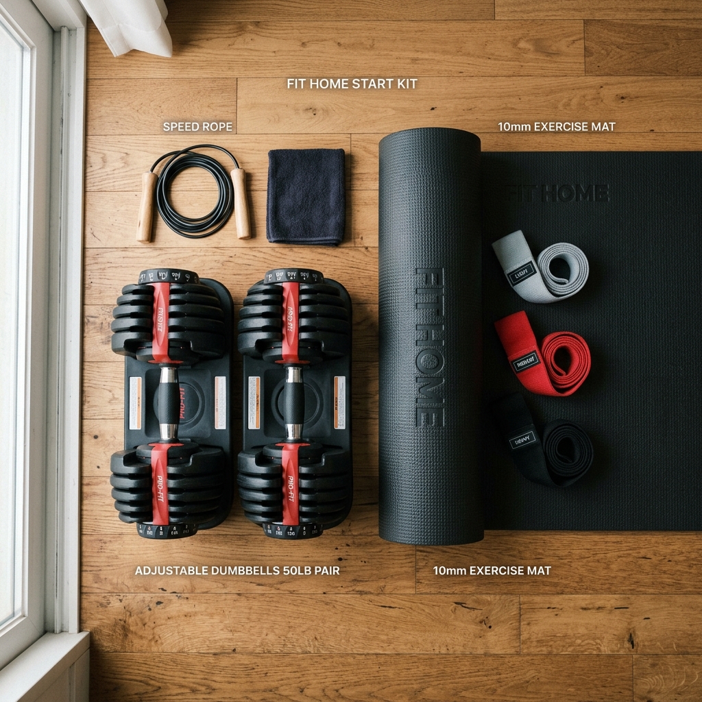 무게조절 덤벨 고르는법 총비용 운동 매트 함께