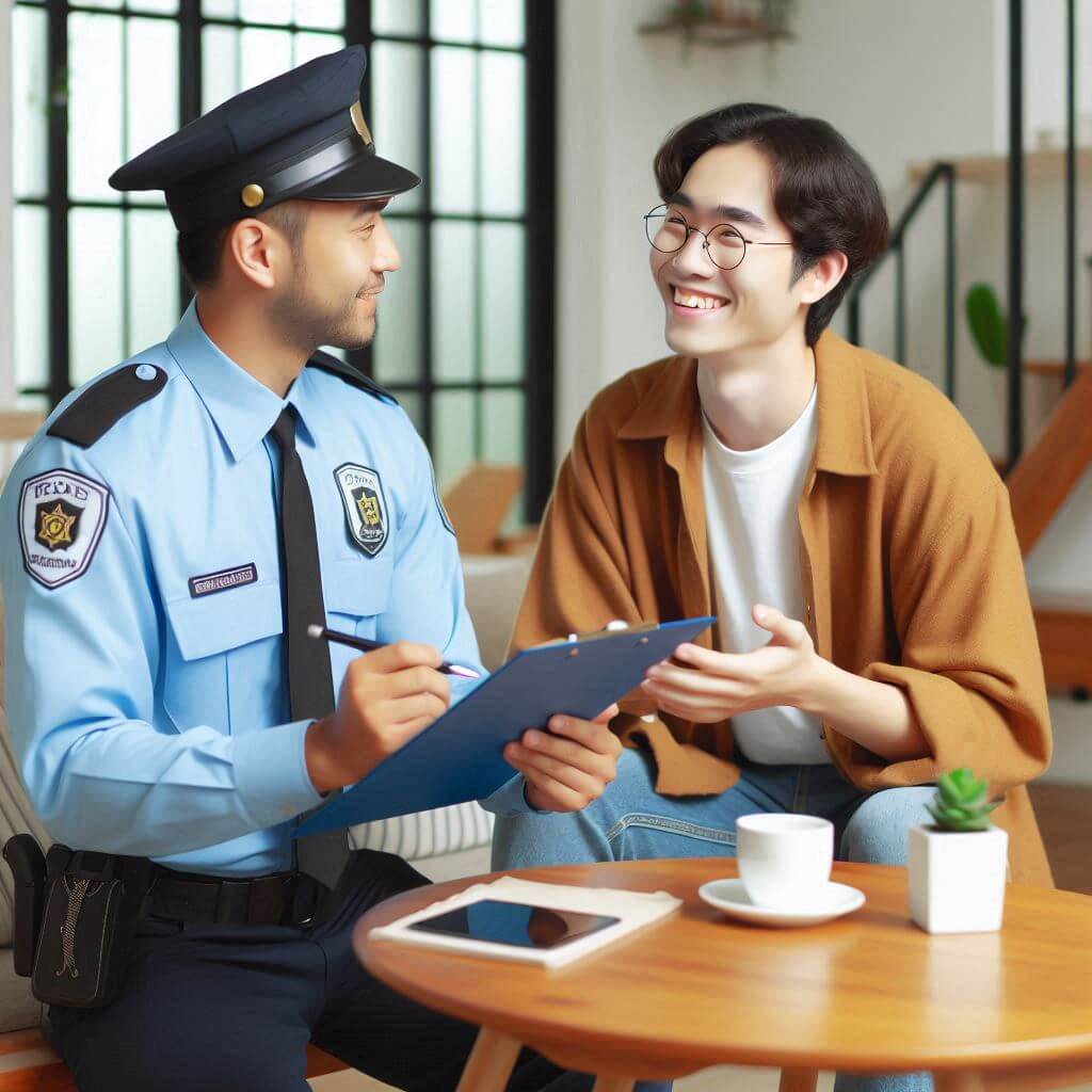 경비원 이미지