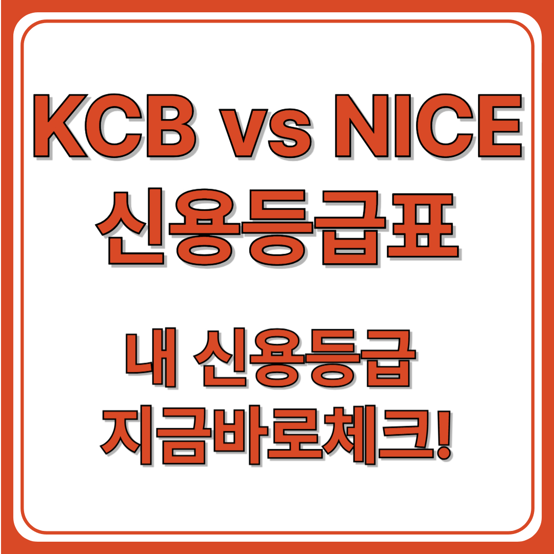 신용등급 점수표 완벽 정리! 무료 조회부터 등급 올리는 법까지