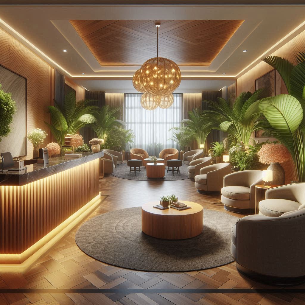 피부,체형관리 샵 배경