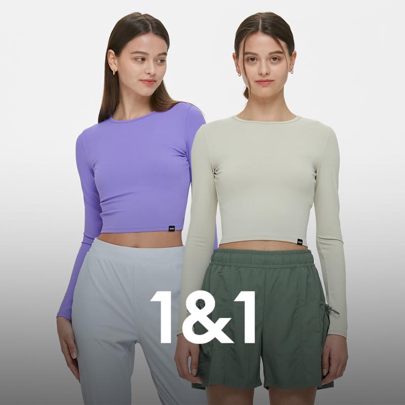 뮬라웨어 에센셜 크롭 롱 슬리브 AWSDTL713