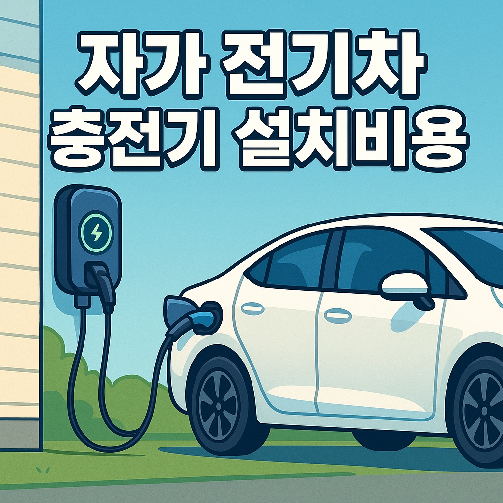 자가용 전기차 충전기 설치비용