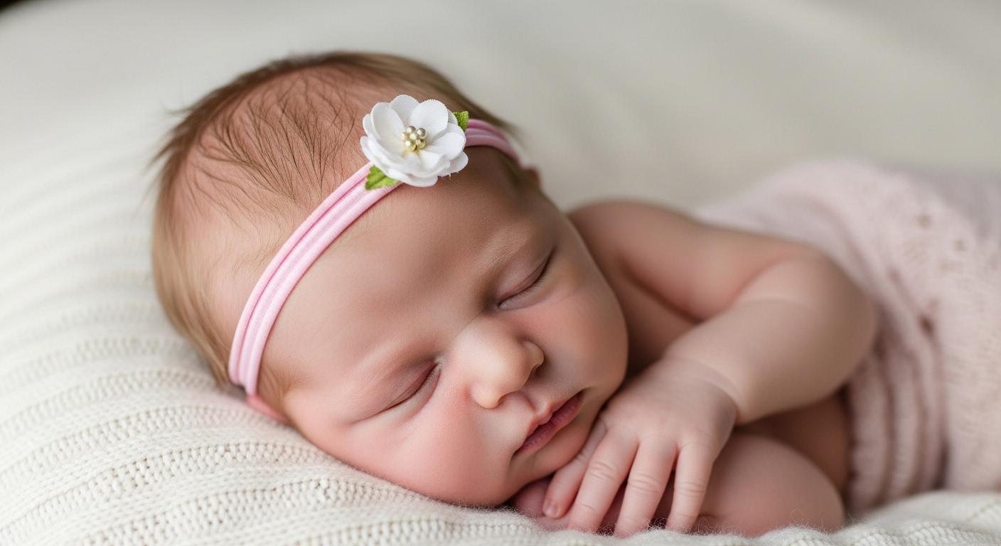 신생아 헤어밴드