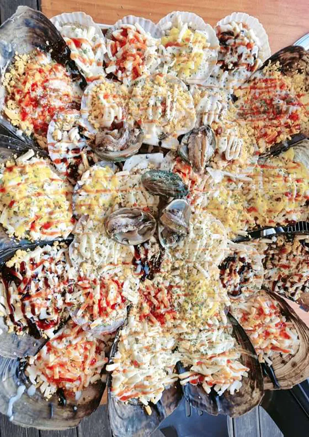 진주빛조개구이