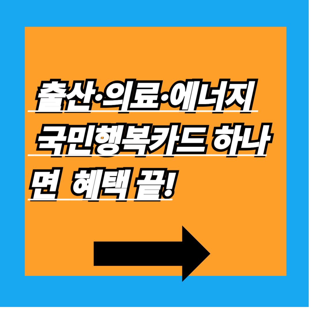 몰랐다간 손해! 연 200만 원 혜택 국민행복카드 완전정복