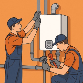 귀뚜라미보일러 온도조절기 사용법