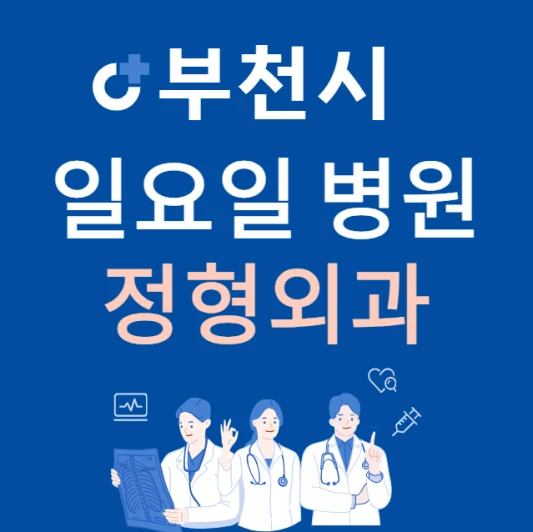 부천시-원미구-일요일-정형외과-진료하는곳-주말에-문여는-원미구-24시간-정형외과-병원-찾기