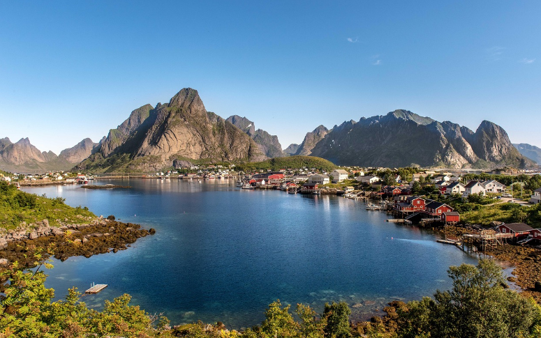 노르웨이 소도시 로포텐제도 관련 사진