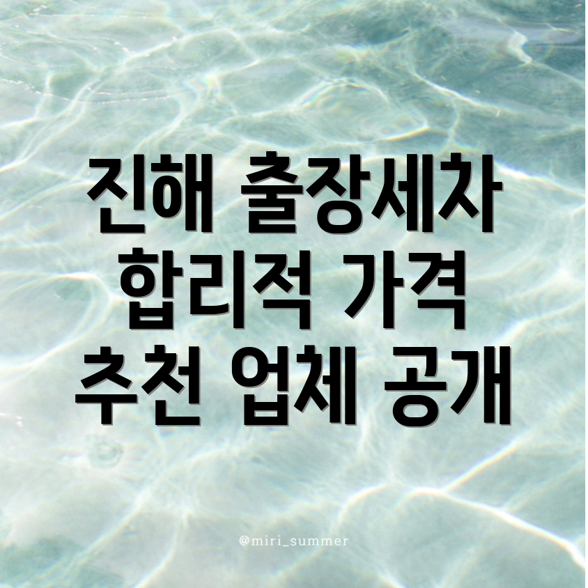출장 세차