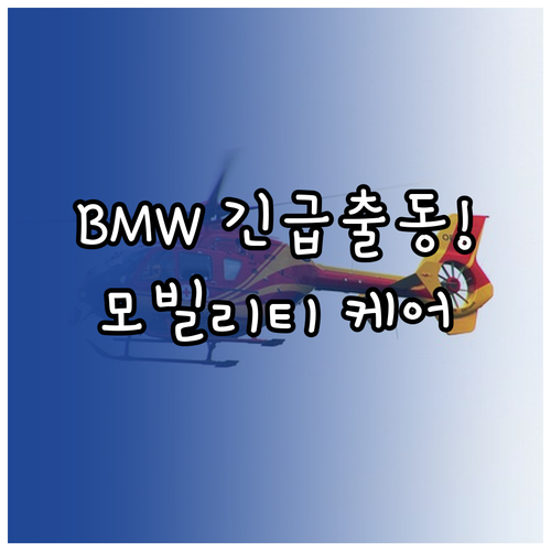 BMW 긴급 출동 모빌리티 케어 서비..