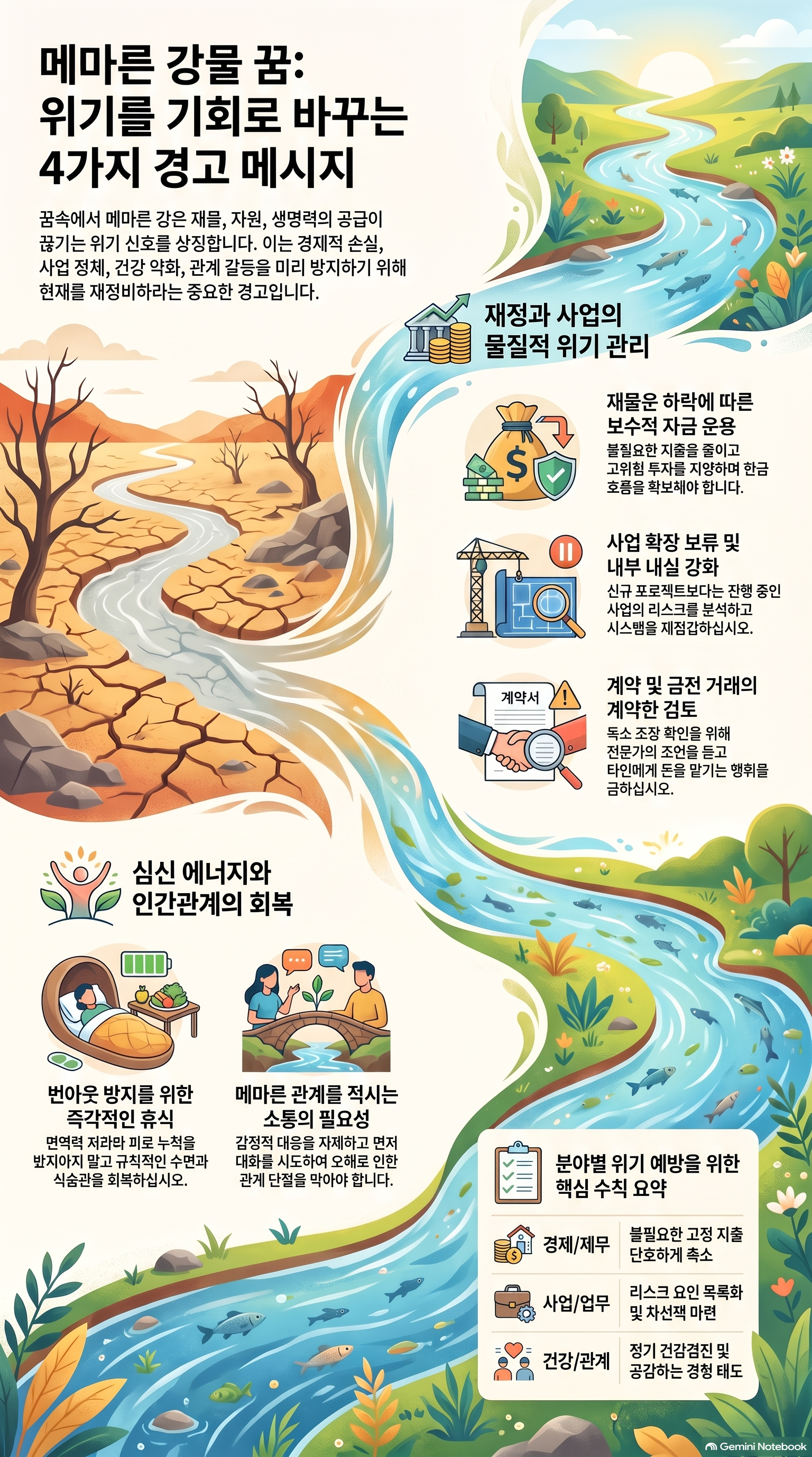 강물이 메마르는 꿈