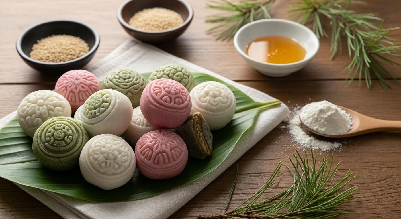 송편 예쁘게만드는 법