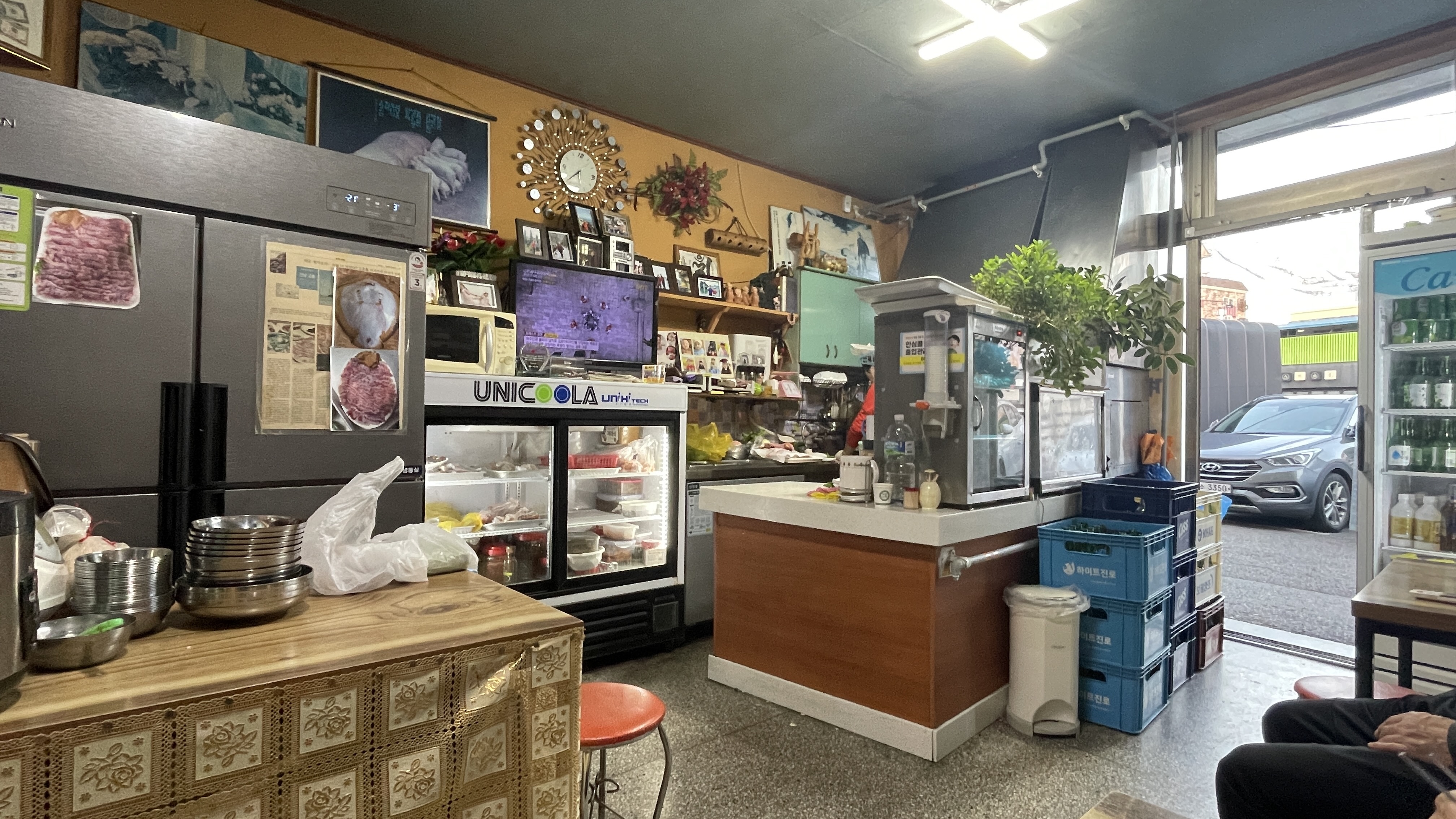 도라지식당 내부