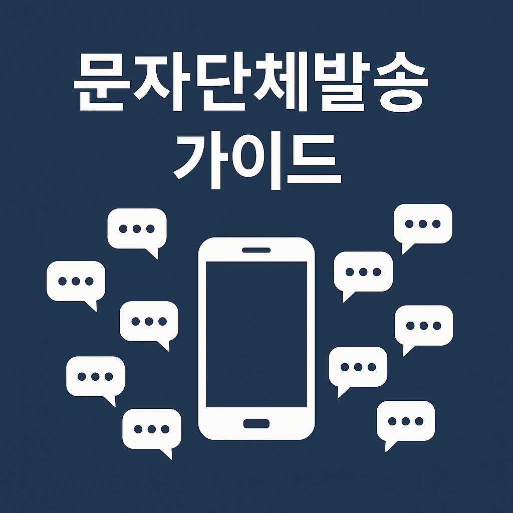 문자단체발송 완벽 가이드: 사이트, 어플, 비용 비교