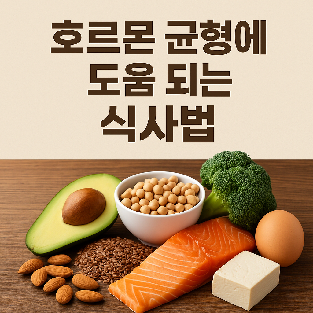 호르몬 균형에 도움 되는 식사법