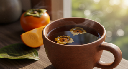 감잎차 (Persimmon Leaf Tea)