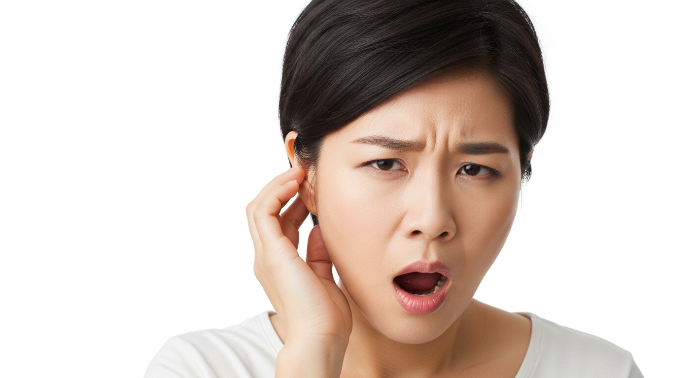 귀먹먹함, 귀에서 소리남, 이관기능장애