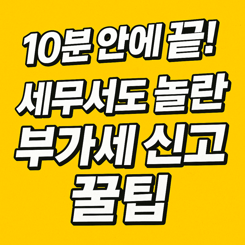 부가가치세 신고
