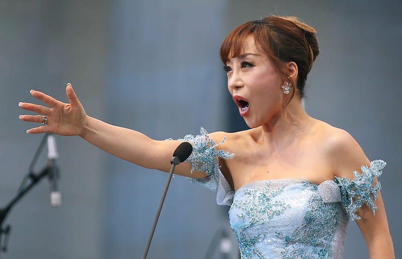 열창 중인 조수미 소프라노