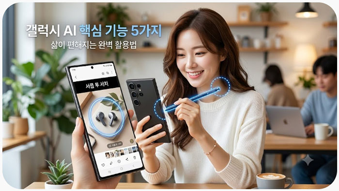 [스마트폰]알아두면 삶이 편해지는 갤럭시 AI 핵심 기능 5가지 완벽 활용법(One UI 6.1 이상)
