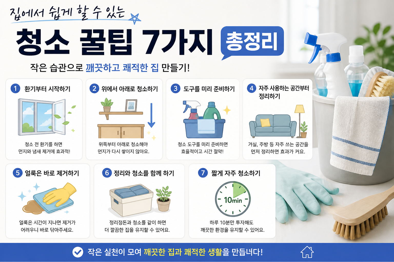 청소 꿀팁 7가지
