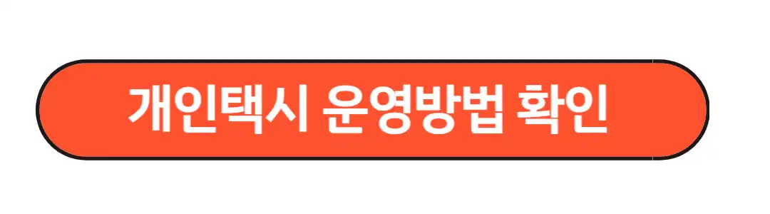 개인택시 운영방법확인