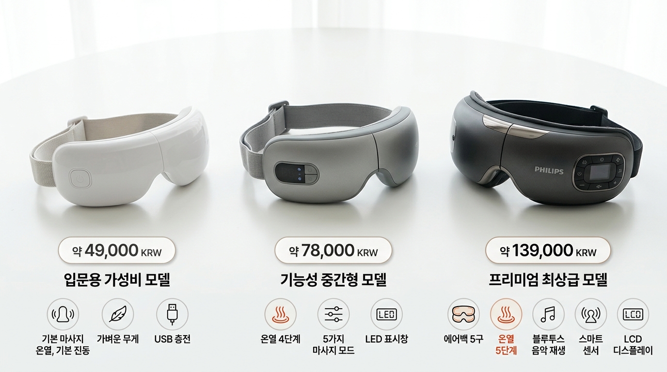 눈 마사지기 추천 예산별 고르는법 가이드