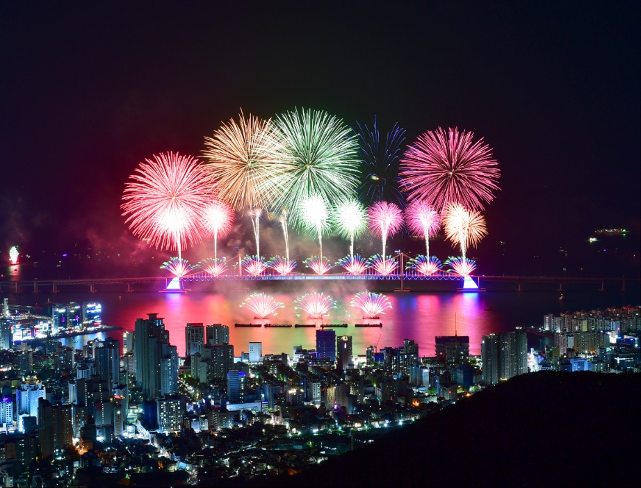 부산불꽃축제사진